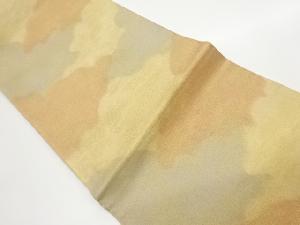 砂子綴れ雲模様織出し全通袋帯